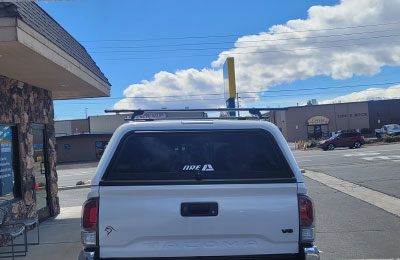 2016 Toyota Tacoma with CX Evolve Camper Shell 2